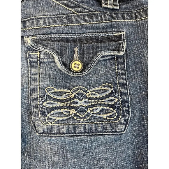 NoBo No Boundaries Womens Juniors Size 5 Medium Wash Blue Jean Shorts - Picture 11 of 14